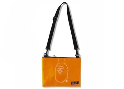 Pre-owned Bape Men's  Beach Japan 2022 Exclusive Pack Bag In Orange