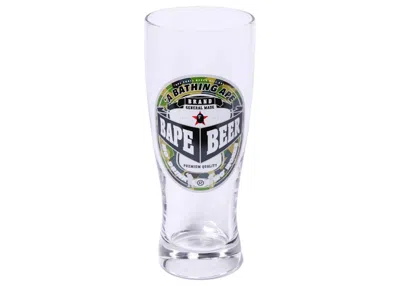 Pre-owned Bape Men's  Beer Glass In Clear