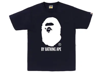 Pre-owned Bape Men's  Bicolor By Bathing Ape Tee Shirt In Navy Blue