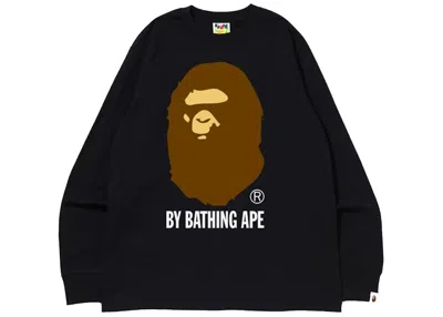 Pre-owned Bape Men's  By Bathing Ape Long Sleeve Tee Shirt (ss22) In Black