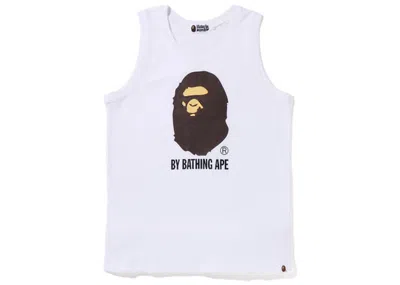Pre-owned Bape Men's  By Bathing Ape Tank Top (ss22) In White