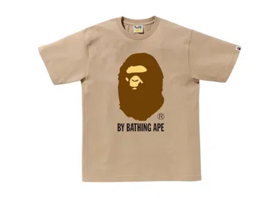 Pre-owned Bape Men's  By Bathing Ape Tee Shirt (fw24) In Beige