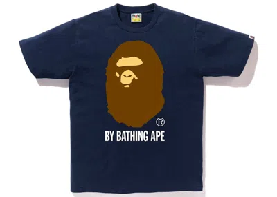 Pre-owned Bape Men's  By Bathing Ape Tee Shirt (ss22) In Navy Blue