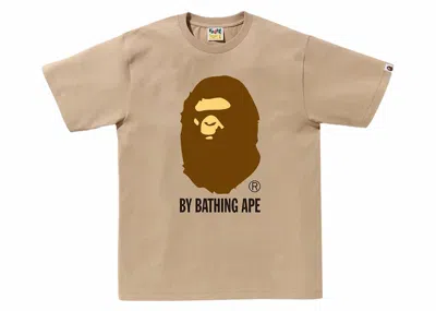 Pre-owned Bape Men's  By Bathing Ape Tee Shirt (ss24) In Beige