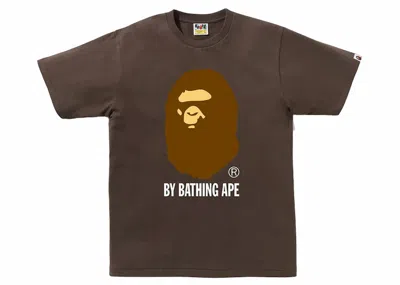 Pre-owned Bape Men's  By Bathing Ape Tee Shirt (ss24) In Brown