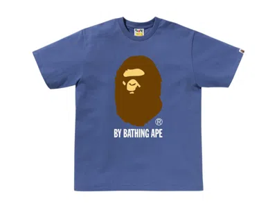 Pre-owned Bape Men's  By Bathing Ape Tee Shirt (ss25) In Navy Blue