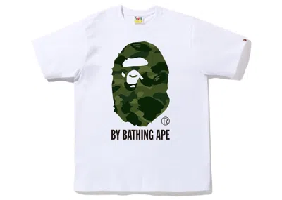 Pre-owned Bape Men's  Camo By Bathing Ape Tee Shirt (fw22) In White Green