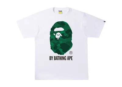 Pre-owned Bape Men's  Camo By Bathing Ape Tee Shirt (fw24) In White/green