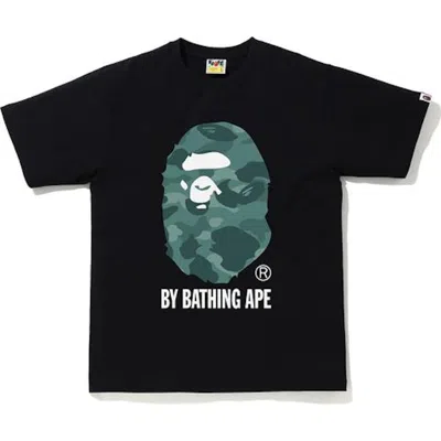 Pre-owned Bape Men's  Camo By Bathing Ape Tee Shirt In Black/green