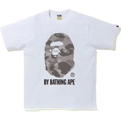 Pre-owned Bape Men's  Camo By Bathing Ape Tee Shirt In White/gray