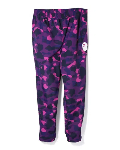 Pre-owned Bape Men's  Camo Track Pants In Purple