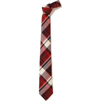 Pre-owned Bape Men's  Check Tie In Red