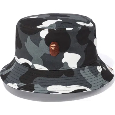 Pre-owned Bape Men's  City Camo Bucket Hat In Black