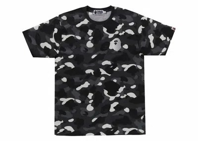Pre-owned Bape Men's  City Camo Large Ape Head Tee Shirt In Black
