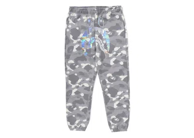 Pre-owned Bape Men's  City Camo Shark Sweatpants (ss24) In Gray