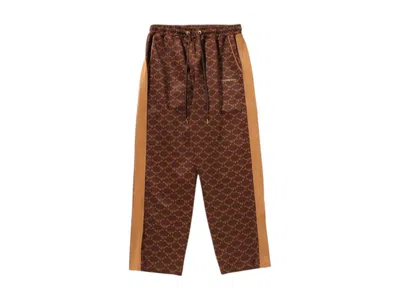 Pre-owned Bape Men's  College Monogram Relaxed Fit Pants In Brown