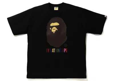 Pre-owned Bape Men's  Colors By Bathing Ape Relaxed Fit Tee Shirt In Black