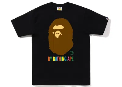 Pre-owned Bape Men's  Colors By Bathing Ape Tee Shirt (fw22) In Black