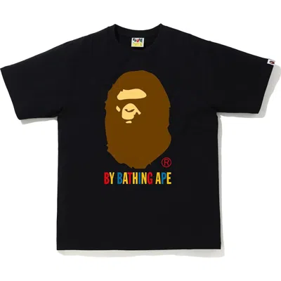 Pre-owned Bape Men's  Colors By Bathing Ape Tee Shirt In Black