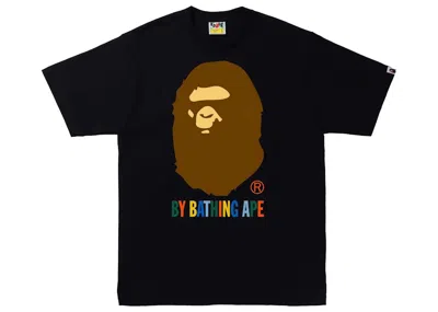 Pre-owned Bape Men's  Colors By Bathing Ape Tee Shirt (ss22) In Black