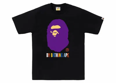 Pre-owned Bape Men's  Colors By Bathing Ape Tee Shirt (ss24) In Black
