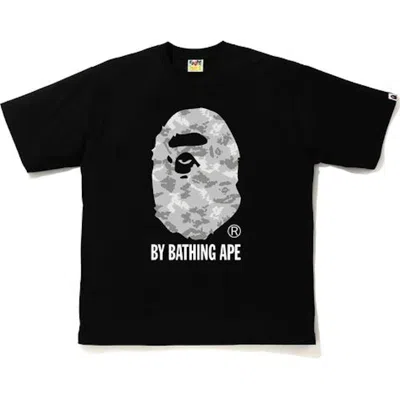 Pre-owned Bape Men's  Digital Camo By Bathing Ape Relaxed Tee Shirt In Black/gray In Multi