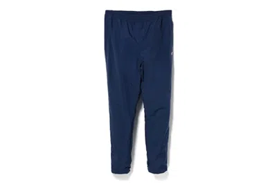 Pre-owned Bape Men's  Double Sta Track Pants In Navy Blue