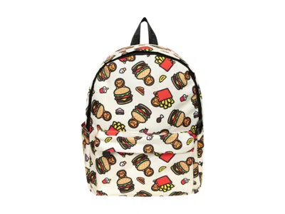 Pre-owned Bape Men's  Hard Medium Backpack In Cream In White