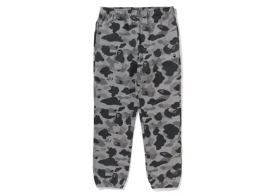 Pre-owned Bape Men's  Heather Camo Sweatpants In Gray