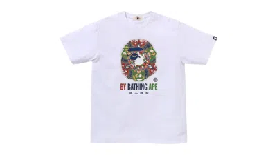 Pre-owned Bape Men's  Japan By Bathing Ape Tee Shirt In White