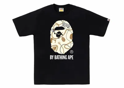 Pre-owned Bape Men's  Jewels By Bathing Ape Tee Shirt In Black