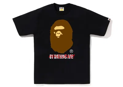 Pre-owned Bape Men's  Katakana By Bathing Ape Tee Shirt In Black