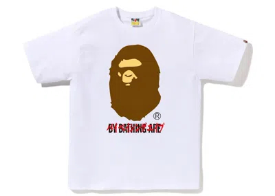 Pre-owned Bape Men's  Katakana By Bathing Ape Tee Shirt In White