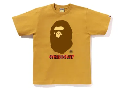 Pre-owned Bape Men's  Katakana By Bathing Ape Tee Shirt In Yellow
