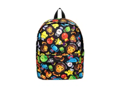 Pre-owned Bape Men's  Milo 3d All Print Pattern Medium Backpack In Black