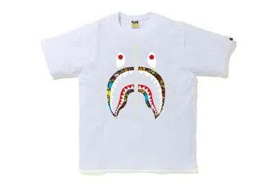 Pre-owned Bape Men's  Milo Banana Pool Shark T-shirt In White