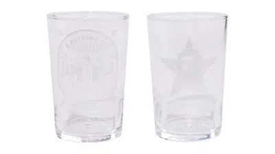 Pre-owned Bape Men's  Mini Glass Set In Clear In Transparent