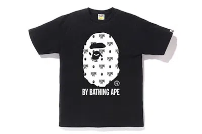 Pre-owned Bape Men's  Monogram By Bathing Tee Shirt In Black/white