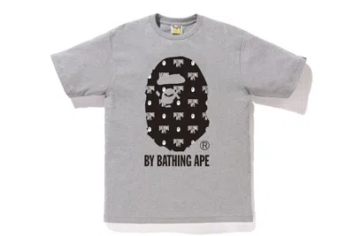 Pre-owned Bape Men's  Monogram By Bathing Tee Shirt In Gray/black
