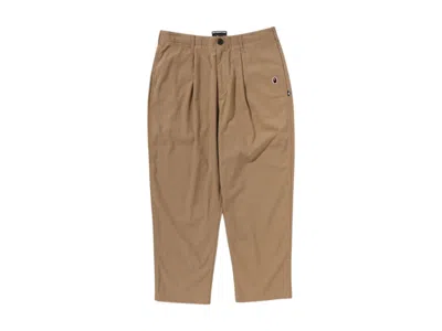 Pre-owned Bape Men's  Mr Bathing Ape Tack Chino Pants In Beige