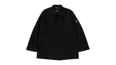 Pre-owned Bape Men's  Mr.bathing Ape Jungle Fatigue Jacket In Black