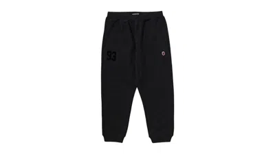 Pre-owned Bape Men's  Mr.bathing Ape Logo Sweat Pants In Charcoal In Gray