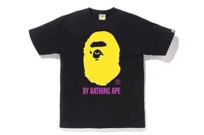 Pre-owned Bape Men's  Neon By Bathing Ape Tee Shirt In Black/yellow