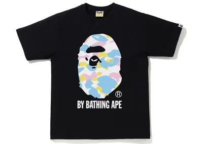 Pre-owned Bape Men's  New Camo By Bathing Ape Tee Shirt In Black