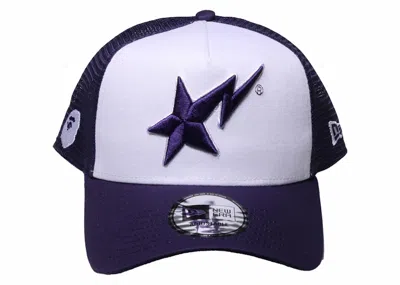 Pre-owned Bape Men's  New Era 9forty Sta Cap In Purple