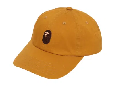 Pre-owned Bape Men's  One Point Cap In Yellow