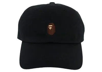 Pre-owned Bape Men's  One Point Panel Cap In Black