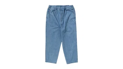 Pre-owned Bape Men's  One Point Relaxed Fit 13oz Denim Pants In Light Indigo