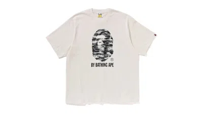 Pre-owned Bape Men's  Palm Tree Camo By Bathing Ape Relaxed Fit Tee Shirt In Ivory