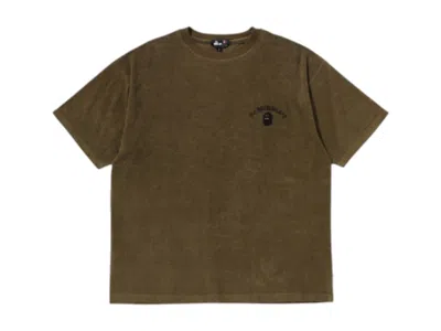 Pre-owned Bape Men's  Print Tee Shirt In Brown